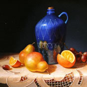 'A Time to Remember' by Sue Krzyston Oil on Canvas Native American Still Life Painting at Rowe Gallery